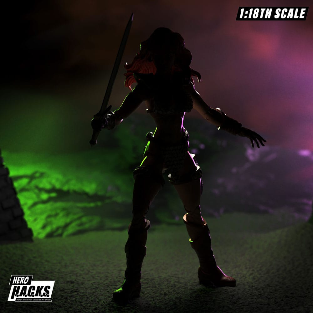 Red Sonja Hero H.A.C.K.S. Actiefiguur rode sonja
