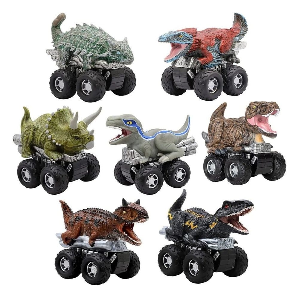 Jurassic World Zoom Riders-voertuig met actiefigurenassortiment (24)