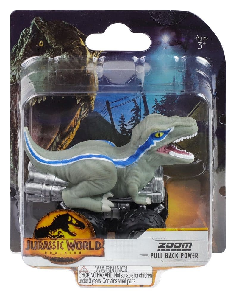 Jurassic World Zoom Riders-voertuig met actiefigurenassortiment (24)