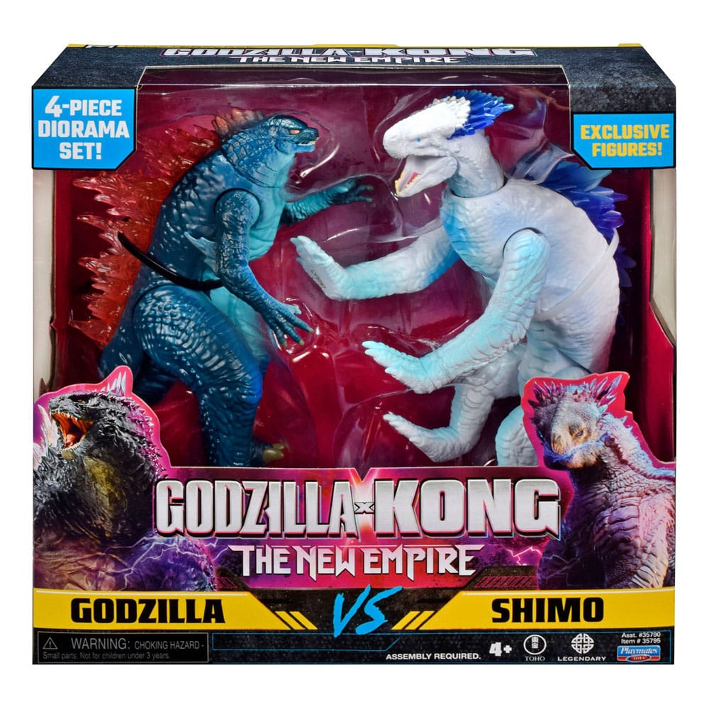 Godzilla x Kong: The New Empire Diorama 2-pack Godzilla vs Shimo 15 cm