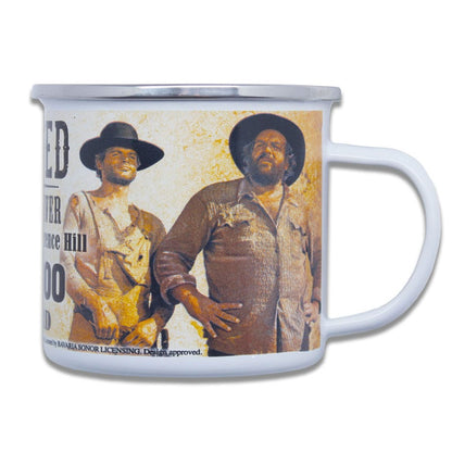 Bud Spencer & Terence Hill emaille mok gezocht