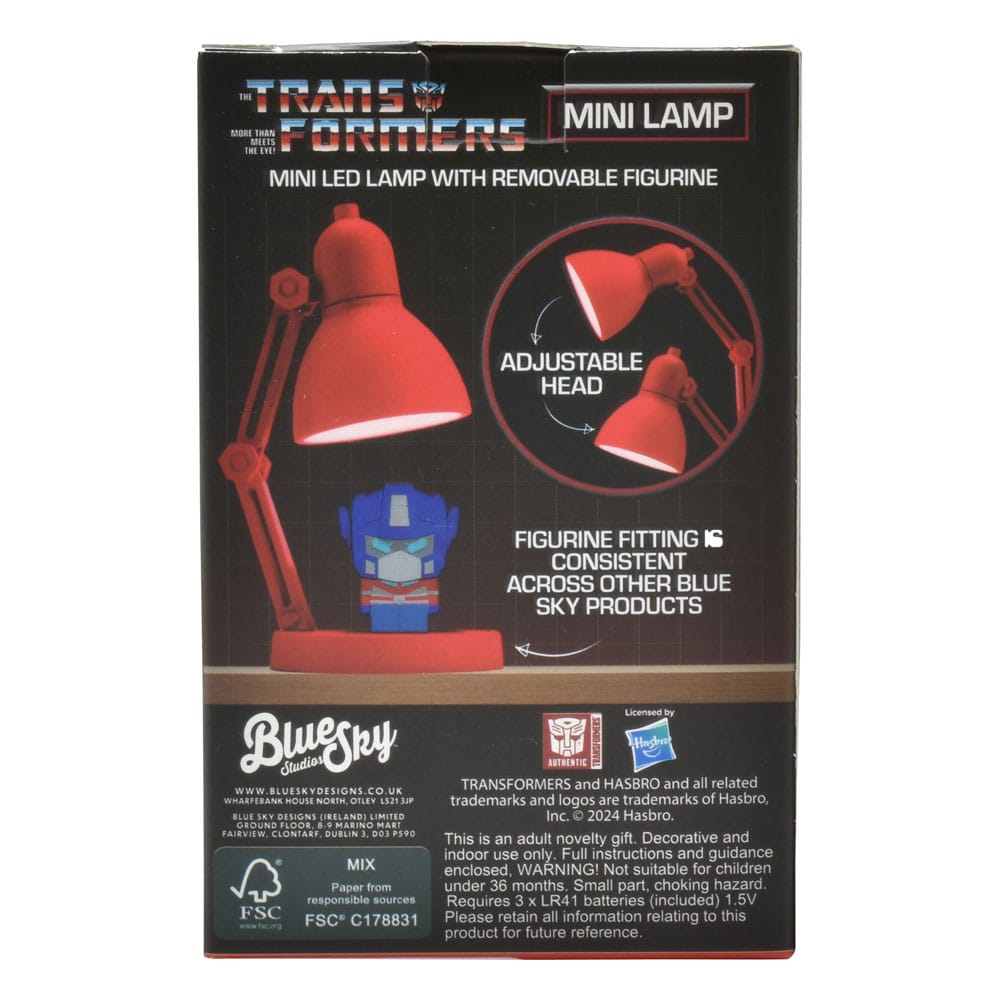 Transformers mini LED-licht met figuur 10 cm
