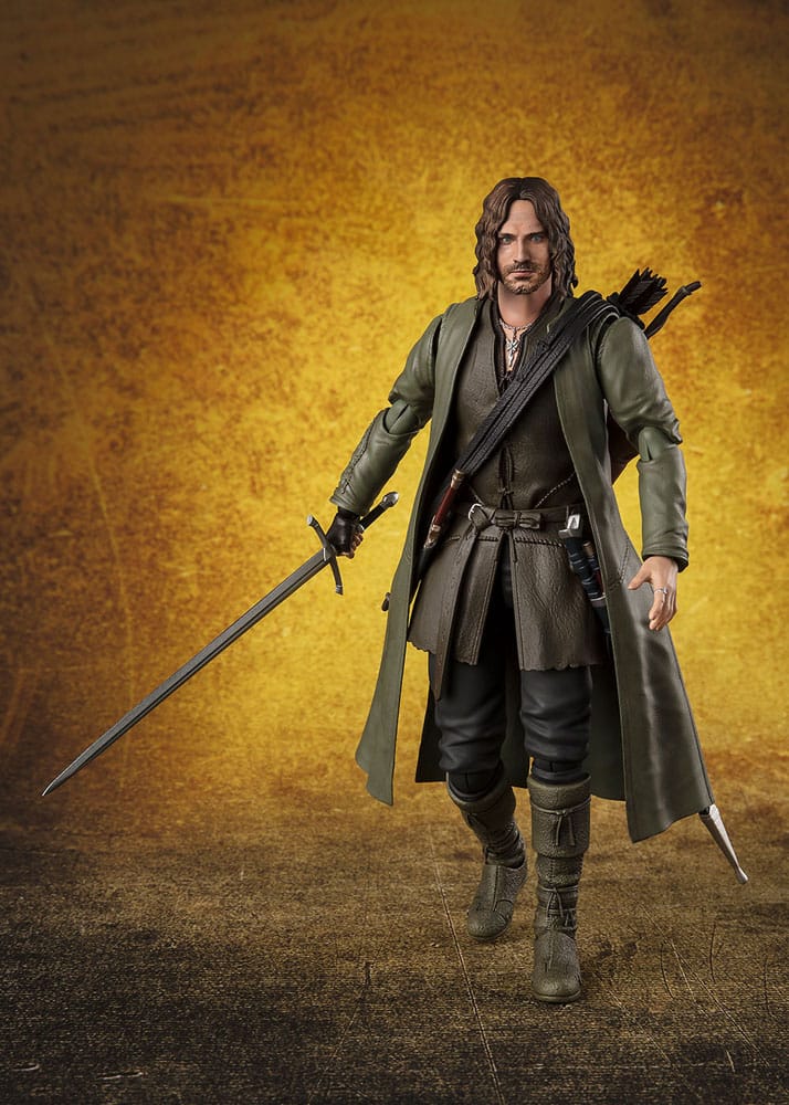 Lord of the Rings S.H. Figuarts werkfiguur aragorn 16 cm