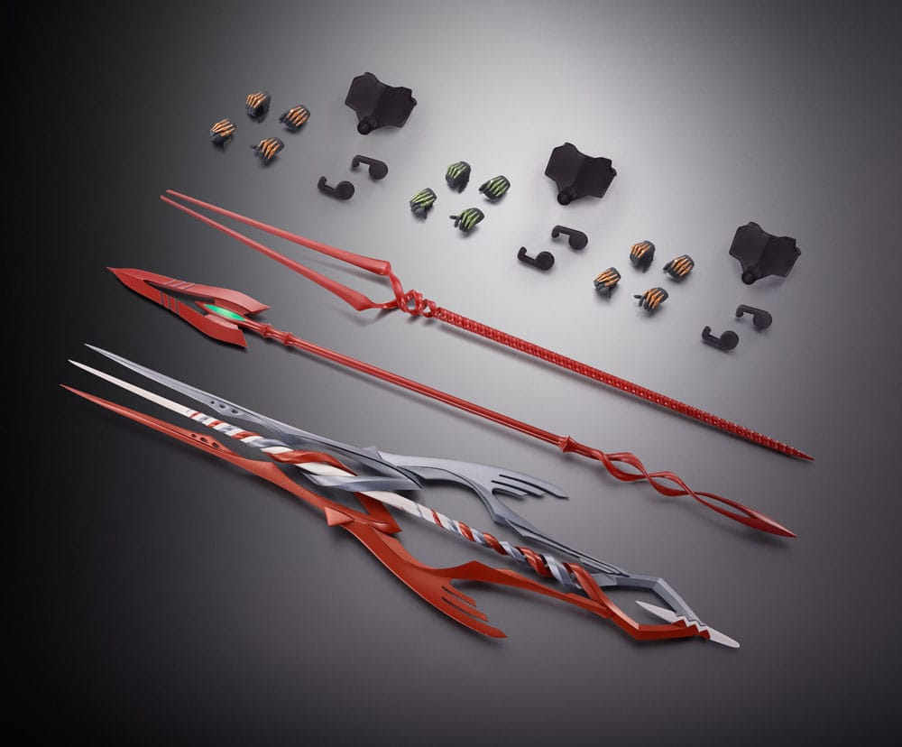 Neon Genesis Evangelion Metal Build-accessoireset 3 speren Set voor Eva 30th met de speer in een andere kleur