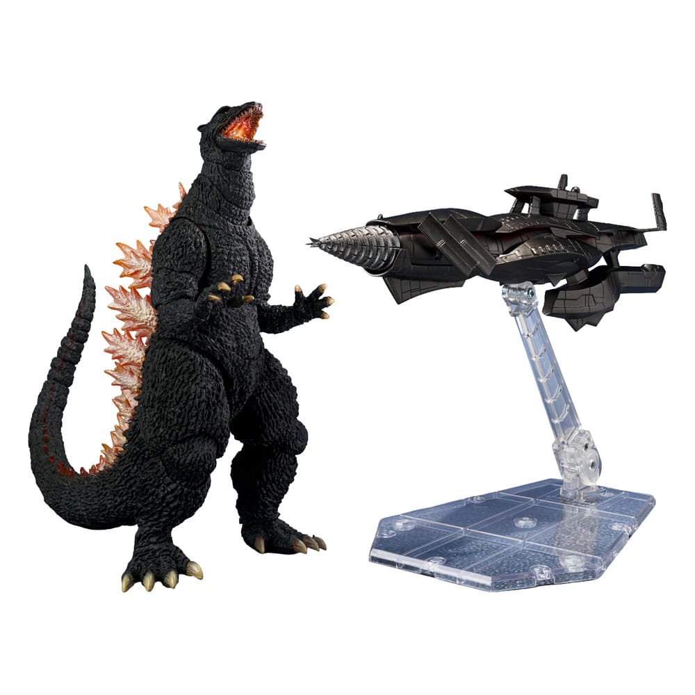 Godzilla: Final Wars S.H.MonsterArts Actiefiguur Godzilla Heat Ray Ver. versus nieuwe Gotengo 16 cm