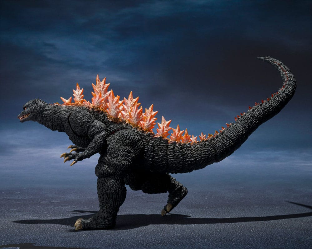 Godzilla: Final Wars S.H.MonsterArts Actiefiguur Godzilla Heat Ray Ver. versus nieuwe Gotengo 16 cm