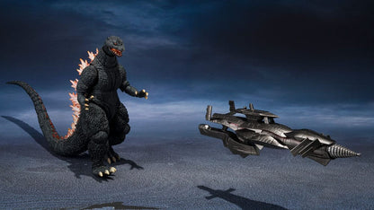 Godzilla: Final Wars S.H.MonsterArts Actiefiguur Godzilla Heat Ray Ver. versus nieuwe Gotengo 16 cm