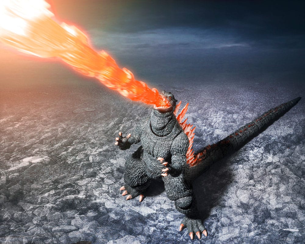 Godzilla: Final Wars S.H.MonsterArts Actiefiguur Godzilla Heat Ray Ver. versus nieuwe Gotengo 16 cm