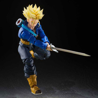 Dragon Ball Z S.H. Figuarts Actiefiguur Super Saiyan Trunks De jongen uit de toekomst 14 cm