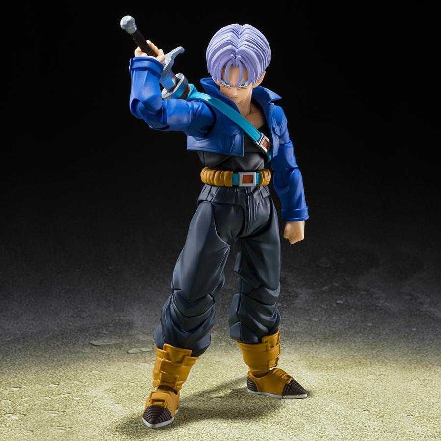 Dragon Ball Z S.H. Figuarts Actiefiguur Super Saiyan Trunks De jongen uit de toekomst 14 cm