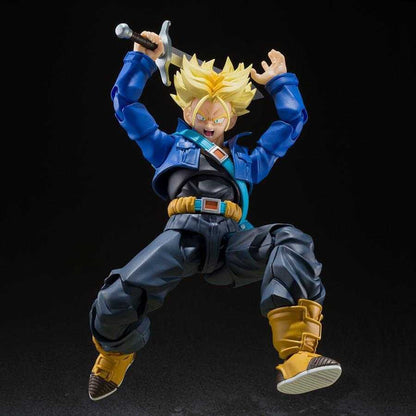 Dragon Ball Z S.H. Figuarts Actiefiguur Super Saiyan Trunks De jongen uit de toekomst 14 cm