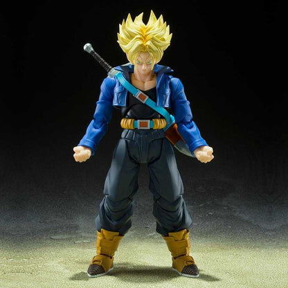 Dragon Ball Z S.H. Figuarts Actiefiguur Super Saiyan Trunks De jongen uit de toekomst 14 cm