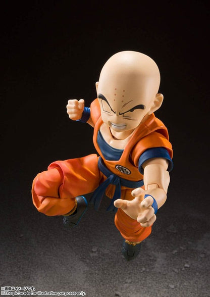 Dragon Ball Z S.H. Figuarts Actiefiguur Krillin-Earth's sterkste man 12 cm