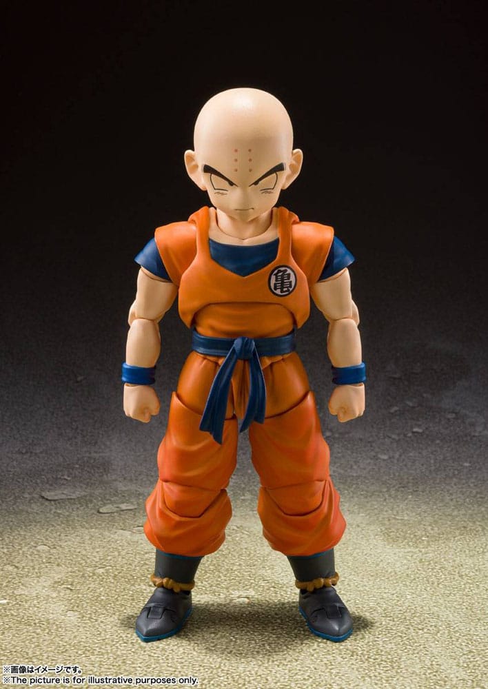 Dragon Ball Z S.H. Figuarts Actiefiguur Krillin-Earth's sterkste man 12 cm
