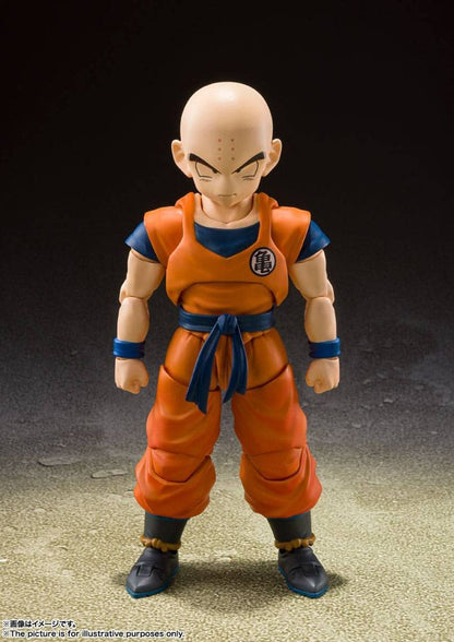 Dragon Ball Z S.H. Figuarts Actiefiguur Krillin-Earth's sterkste man 12 cm