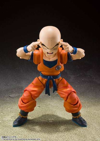Dragon Ball Z S.H. Figuarts Actiefiguur Krillin-Earth's sterkste man 12 cm