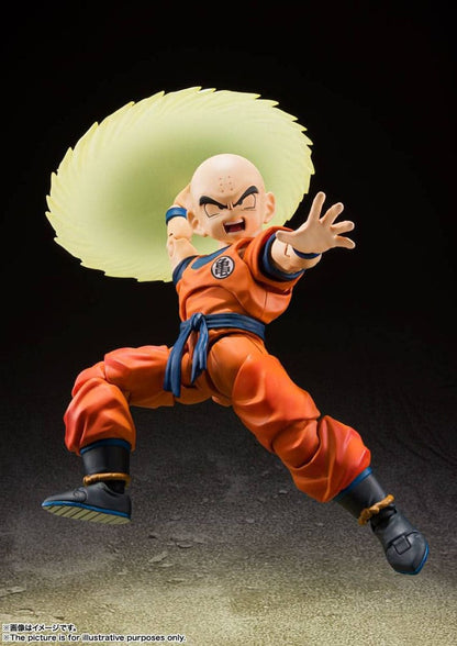 Dragon Ball Z S.H. Figuarts Actiefiguur Krillin-Earth's sterkste man 12 cm