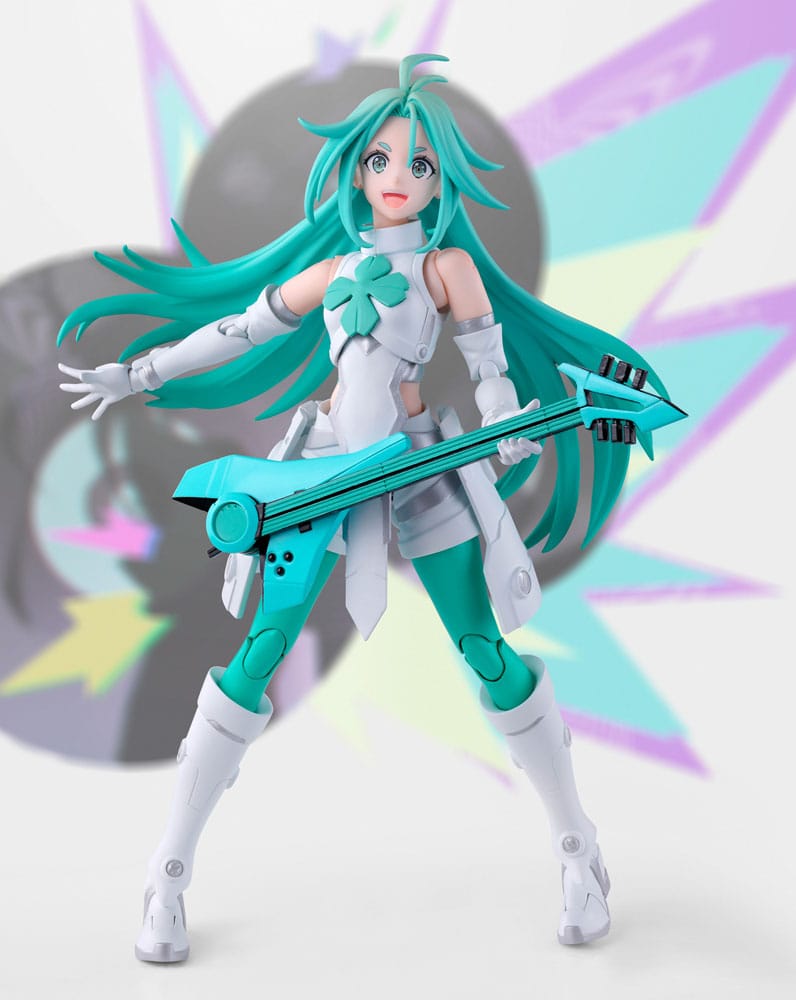 Om Held X S.H. te zijn Figuarts Actiefiguur Lucky Cyaan 15 cm
