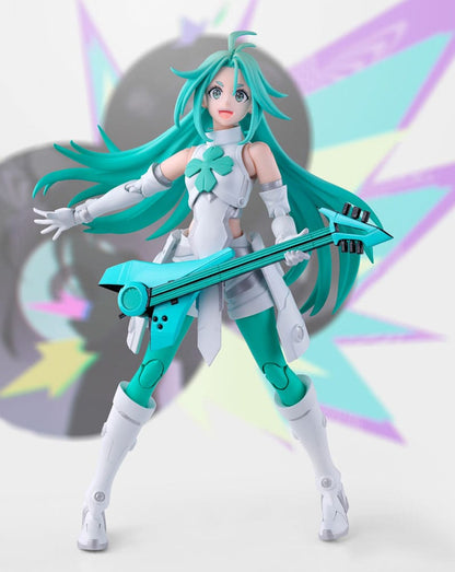 Om Held X S.H. te zijn Figuarts Actiefiguur Lucky Cyaan 15 cm
