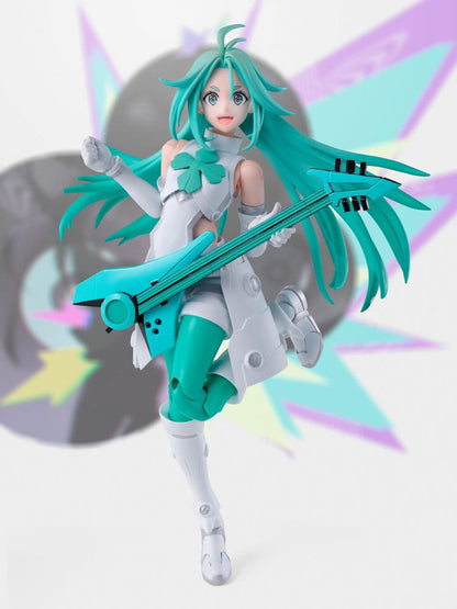 Om Held X S.H. te zijn Figuarts Actiefiguur Lucky Cyaan 15 cm