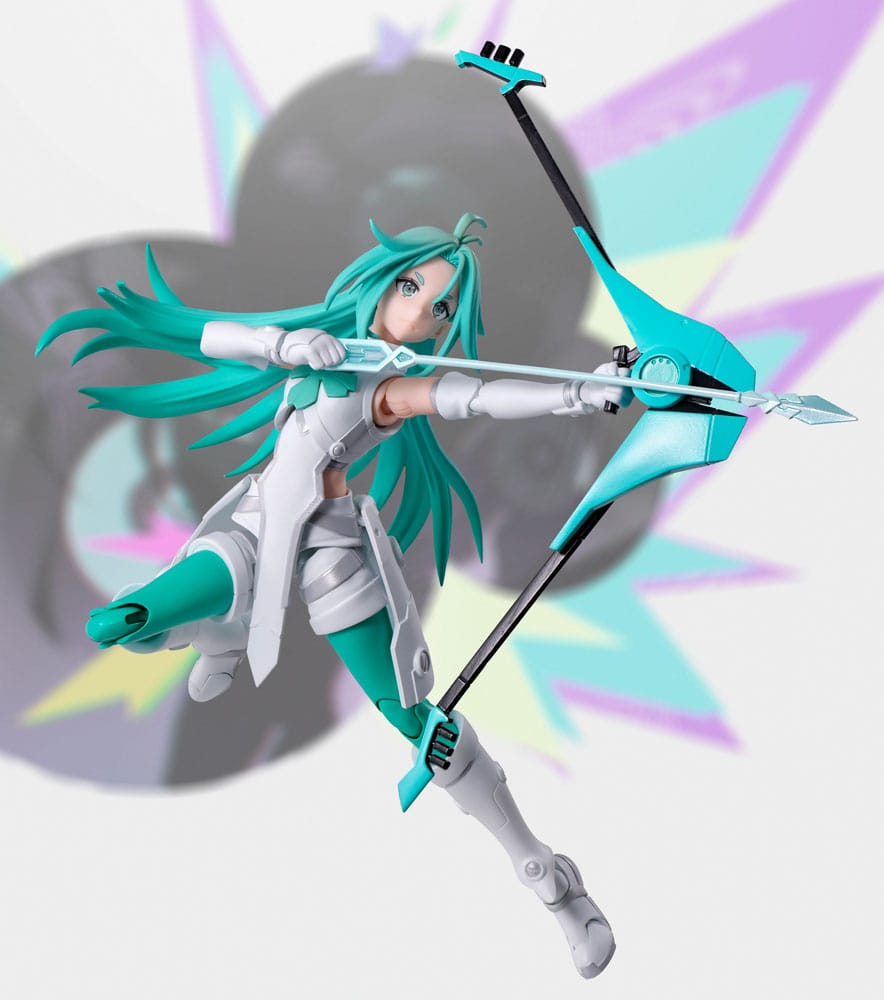 Om Held X S.H. te zijn Figuarts Actiefiguur Lucky Cyaan 15 cm