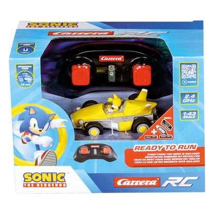 Sonic the Hedgehog RC RC-gereguleerde auto 1/43 2,4 GHz mini-staarten