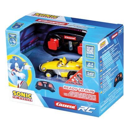 Sonic the Hedgehog RC RC-gereguleerde auto 1/43 2,4 GHz mini-staarten