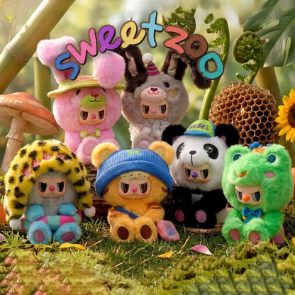 Rebel Bears Vinyl Pluche Figuren Blind Box Sweet Zoo Display 10 cm (6)