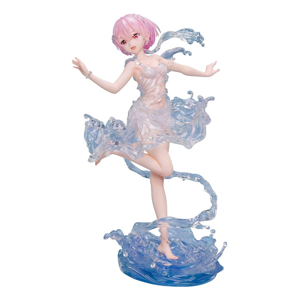 Re: Zero Start Life in een andere wereld PVC -standbeeld 1/7 Ram Aqua Dress 23 cm