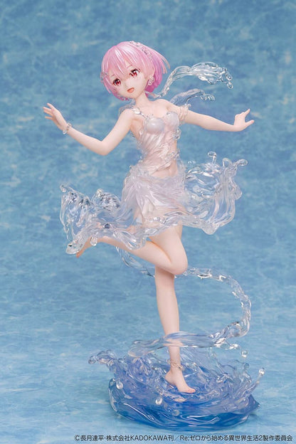 Re: Zero Start Life in een andere wereld PVC -standbeeld 1/7 Ram Aqua Dress 23 cm