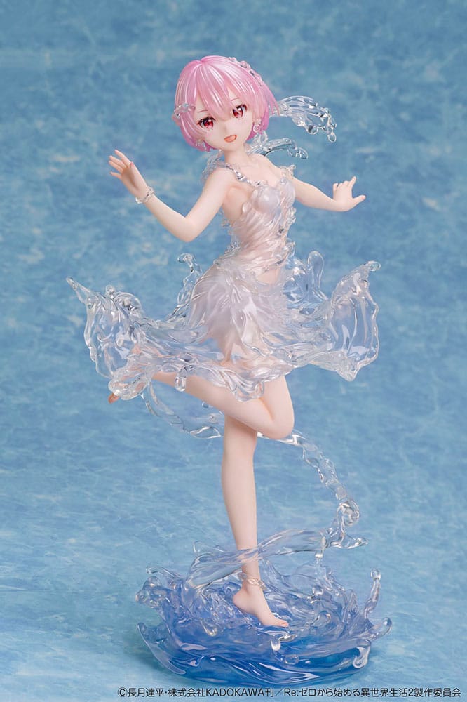 Re: Zero Start Life in een andere wereld PVC -standbeeld 1/7 Ram Aqua Dress 23 cm