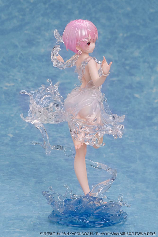 Re: Zero Start Life in een andere wereld PVC -standbeeld 1/7 Ram Aqua Dress 23 cm