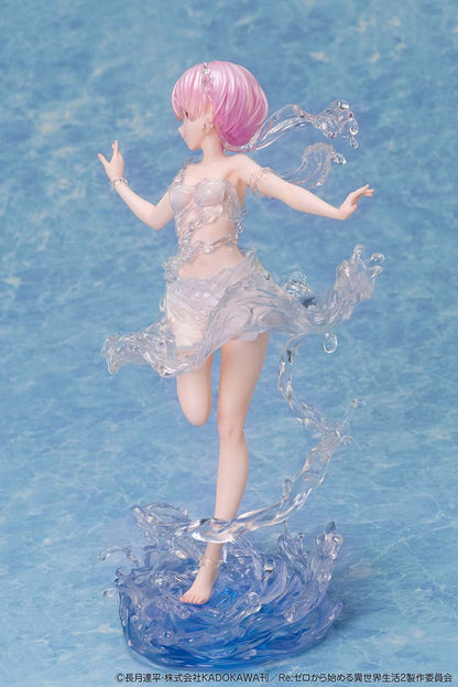 Re: Zero Start Life in een andere wereld PVC -standbeeld 1/7 Ram Aqua Dress 23 cm