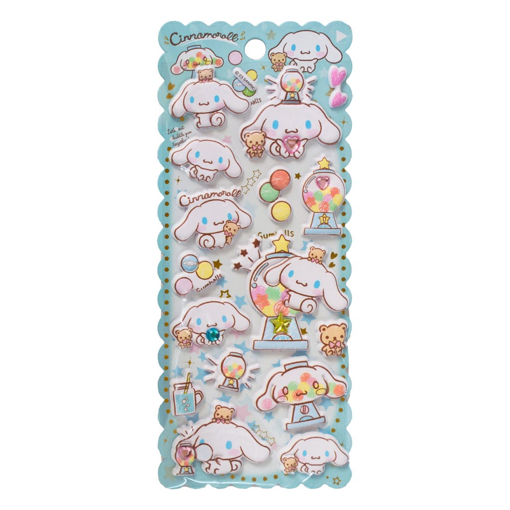 Hello Kitty en Vrienden Sticker Cinnamoroll Puffy Assortiment (20)