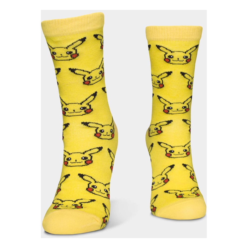 Pokémon Socks 3-pack drie pictogrammen 35-38