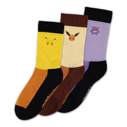 Pokémon Socks 3-pack starter Pokémon 39-42