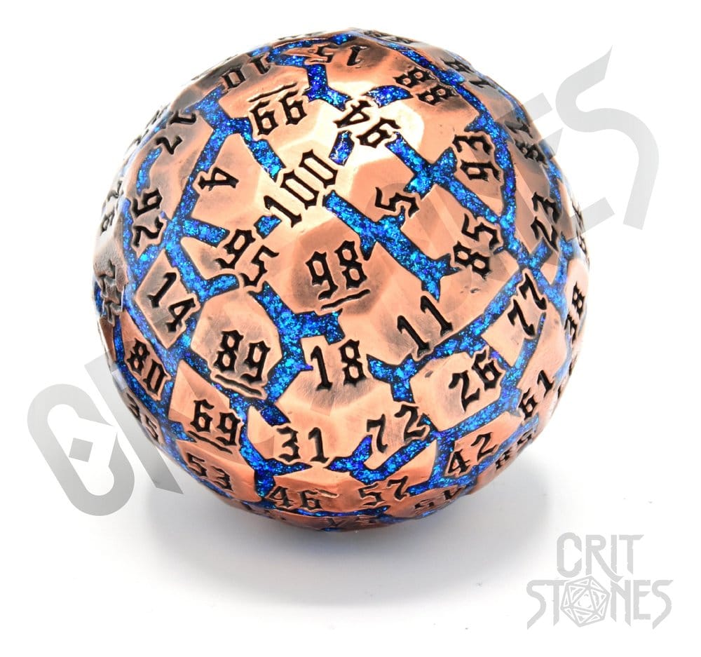 CritStones Metalen Dobbelstenen D100 Hextech Orb