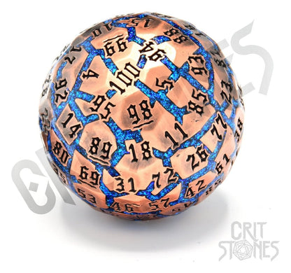 CritStones Metalen Dobbelstenen D100 Hextech Orb