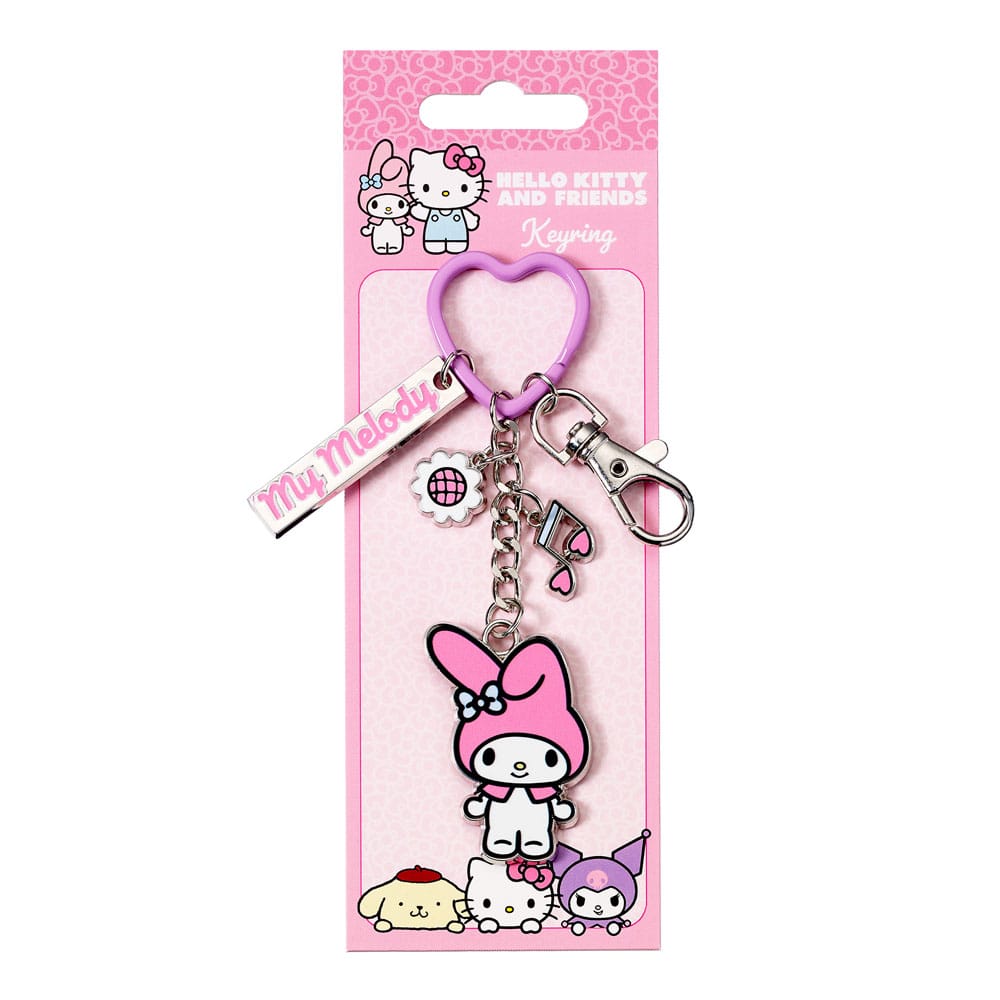 Hello Kitty sleutelhanger met My Melody bedels 15 cm