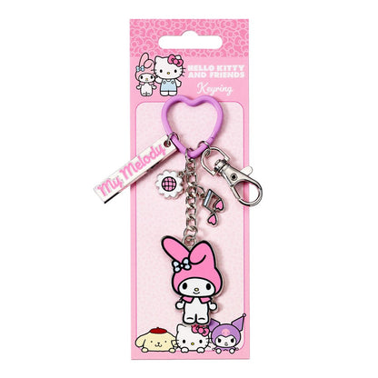 Hello Kitty sleutelhanger met My Melody bedels 15 cm