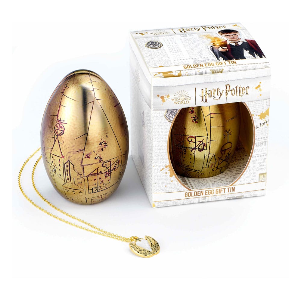 Harry Potter -ketting met hangers gouden ei met geschenkdoos