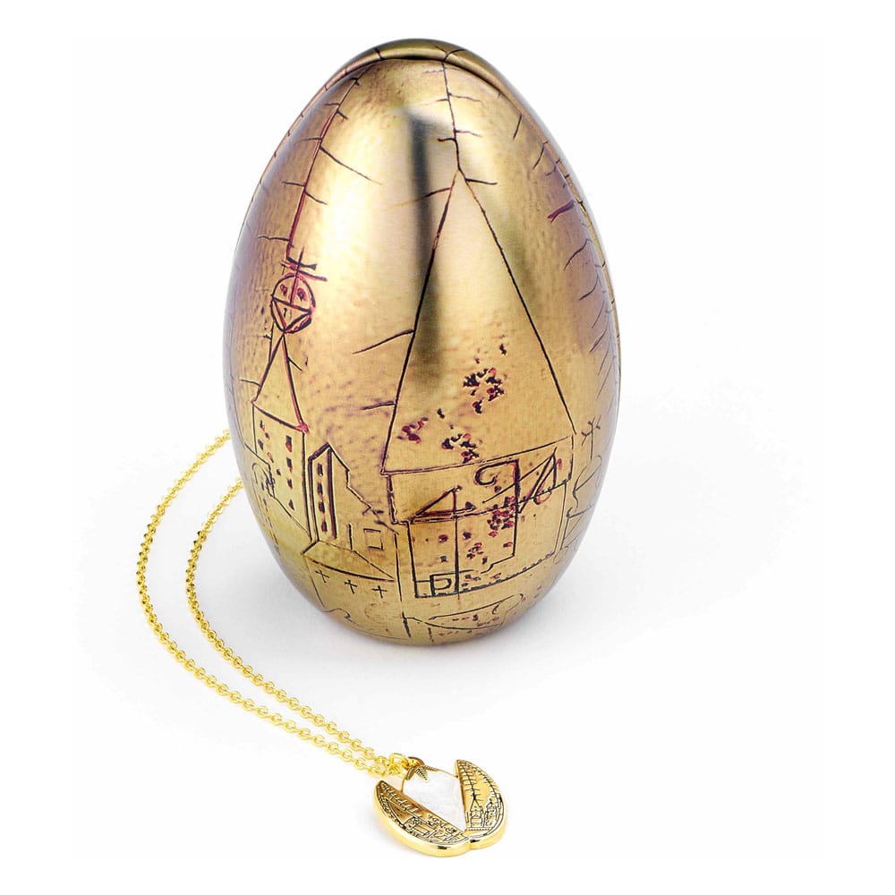 Harry Potter -ketting met hangers gouden ei met geschenkdoos