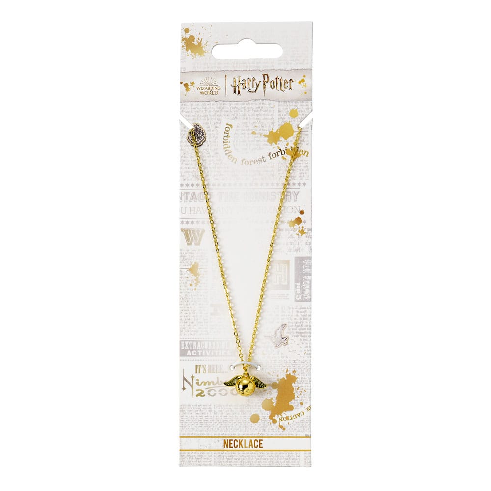 Harry Potter Ketting Gouden Snaai Bedel (Gouden Toon)