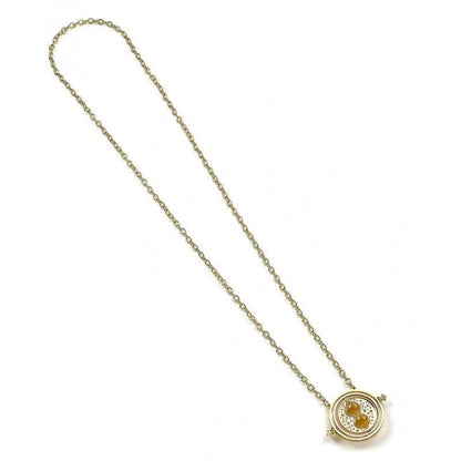 Harry Potter hanger & ketting spinning time turner (goud verguleerd)