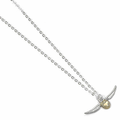 Harry Potter hanger & ketting de gouden snitch (verzilverd)