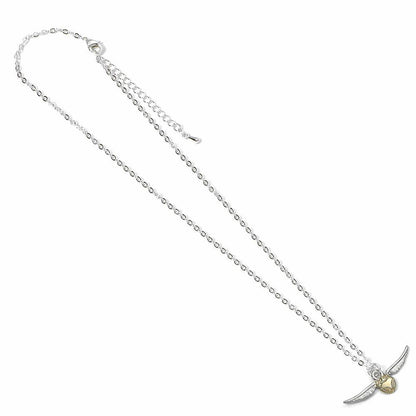 Harry Potter hanger & ketting de gouden snitch (verzilverd)