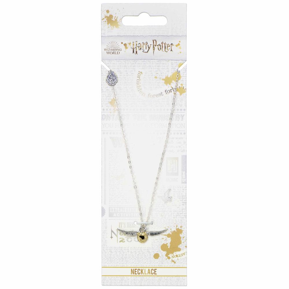 Harry Potter hanger & ketting de gouden snitch (verzilverd)