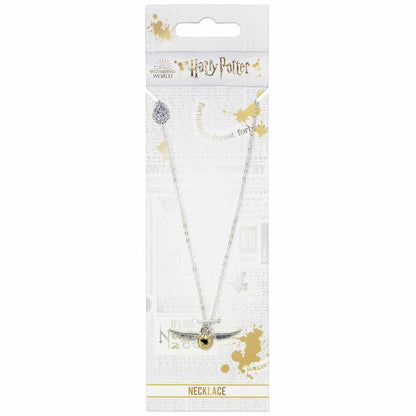 Harry Potter hanger & ketting de gouden snitch (verzilverd)