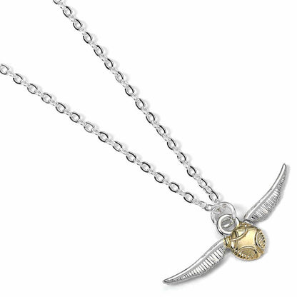 Harry Potter hanger & ketting de gouden snitch (verzilverd)