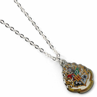 Harry Potter hanger & ketting Hogwarts (verzilverd)